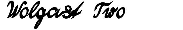 Wolgast Two font preview
